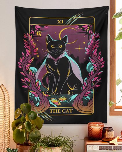 Black Cat Art Wall Decor